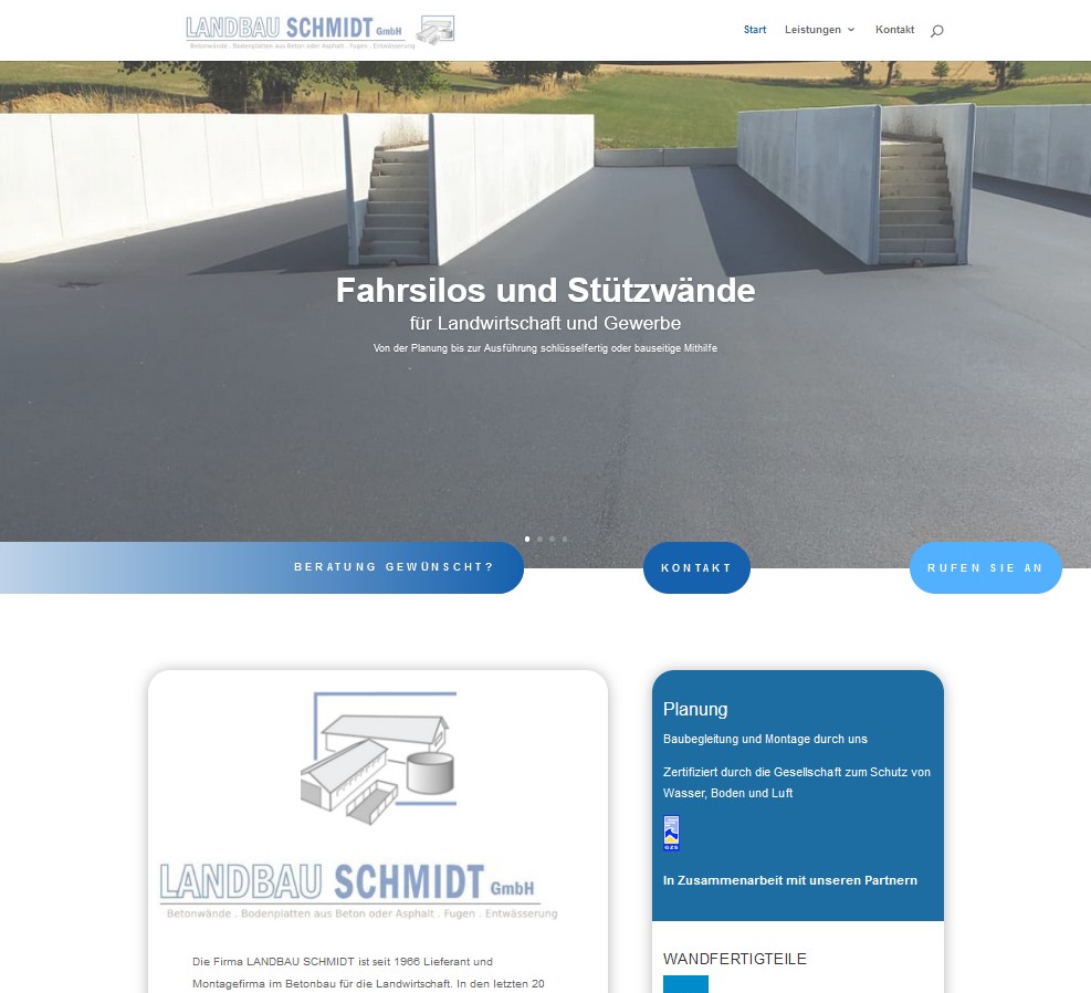 Landbau Schmidt Fahrsilos
