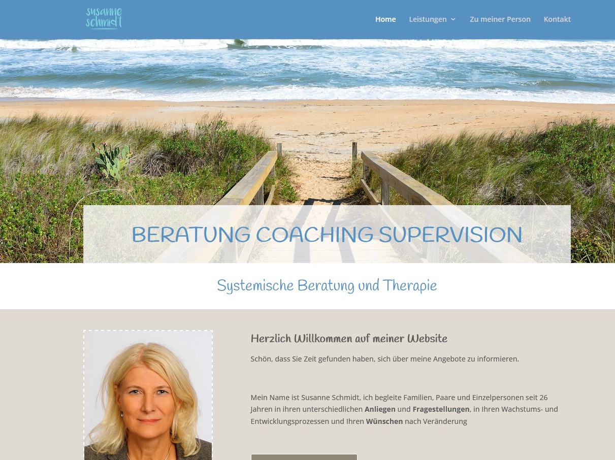 Susanne Schmidt Beratung Coaching Supervision
